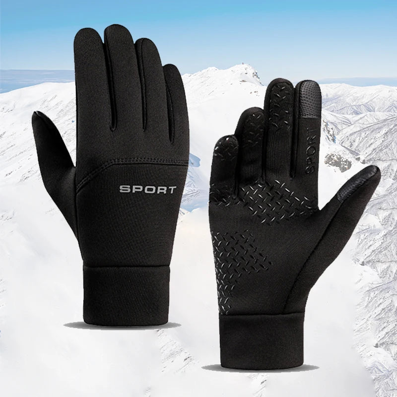 Winter Warm Gloves Touch Screen Windproof Cold-proof Cycling Gloves, Men's Women's Running, Hiking Skiing Gloves image 8